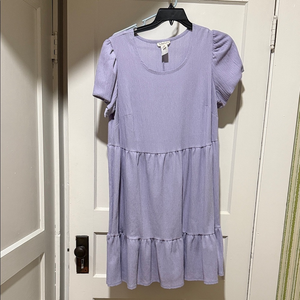 Seven7 Light Purple Textured Garment